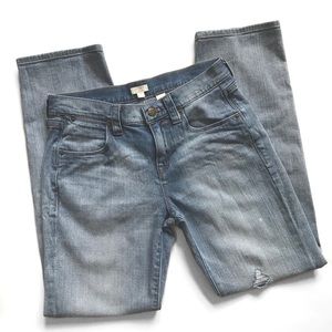 J. Crew Factory Boyfriend Fit Light Wash Jeans